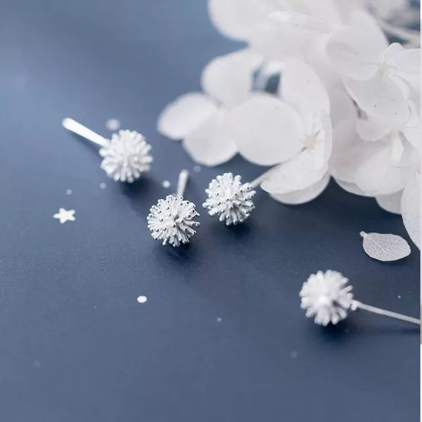 Dandelion Sterling Silver Stud Earrings for Women Teen Girls Men Hypoallergenic Flower Seed Cluster Piercing Ear Tragus Post Cute Lovely Sleeper Earrings Tiny Lightweight Jewelry Gifts for Best FriendDandelion Sterling Silver Stud Earrings for Women Teen Girls Men Hypoallergenic Flower Seed Cluster Piercing Ear Tragus Post Cute Lovely Sleeper Earrings Tiny Lightweight Jewelry Gifts for Best Friend