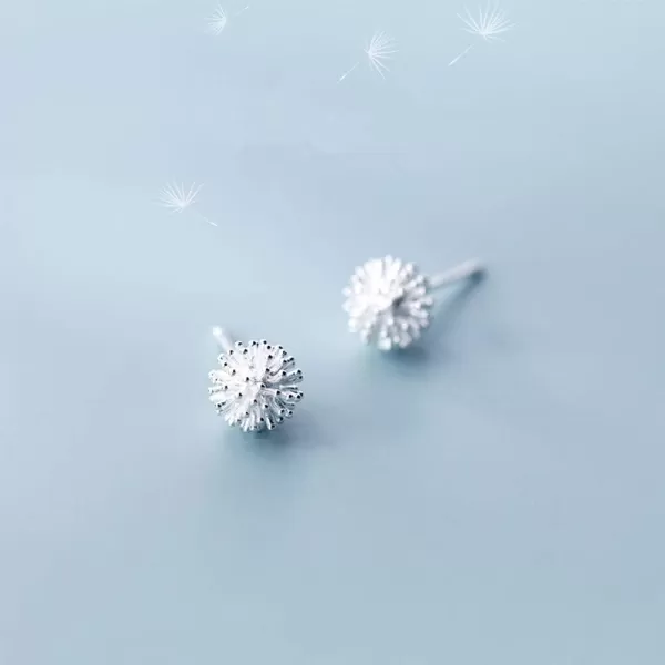 Dandelion Sterling Silver Stud Earrings for Women Teen Girls Men Hypoallergenic Flower Seed Cluster Piercing Ear Tragus Post Cute Lovely Sleeper Earrings Tiny Lightweight Jewelry Gifts for Best FriendDandelion Sterling Silver Stud Earrings for Women Teen Girls Men Hypoallergenic Flower Seed Cluster Piercing Ear Tragus Post Cute Lovely Sleeper Earrings Tiny Lightweight Jewelry Gifts for Best Friend