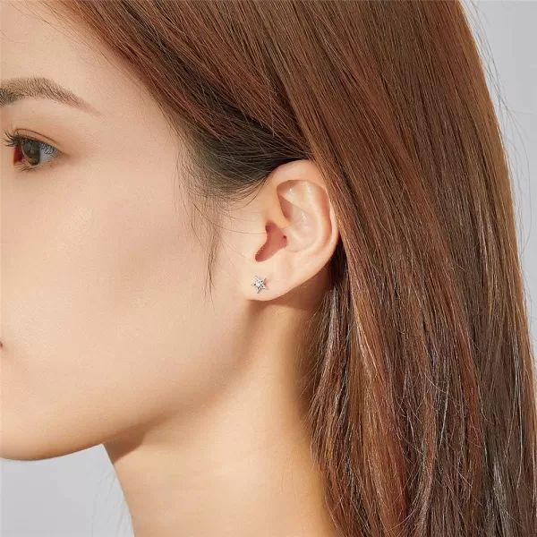 Delicate CZ Crescent Moon Dangle Star Stud Earrings for Women Teen Girls 925 Sterling Silver Hypoallergenic Piercing Ear Small Huggie Studs Tragus Asymmetrical Earring Cute Jewelry for DaughterDelicate CZ Crescent Moon Dangle Star Stud Earrings for Women Teen Girls 925 Sterling Silver Hypoallergenic Piercing Ear Small Huggie Studs Tragus Asymmetrical Earring Cute Jewelry for Daughter