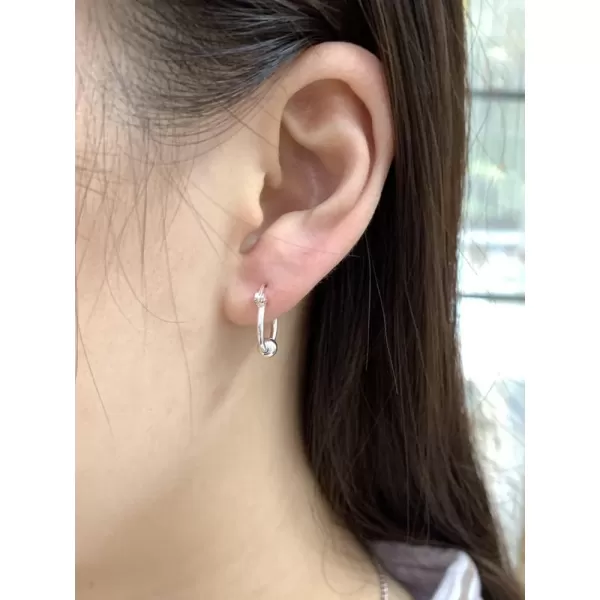 Dtja 18g Minimalist Ball Small Hoop Earrings 925 Sterling Silver for Women Girls Hypoallergenic Cute Huggie Hoops Cartilage Fashion Unisex Jewelry GiftsDtja 18g Minimalist Ball Small Hoop Earrings 925 Sterling Silver for Women Girls Hypoallergenic Cute Huggie Hoops Cartilage Fashion Unisex Jewelry Gifts