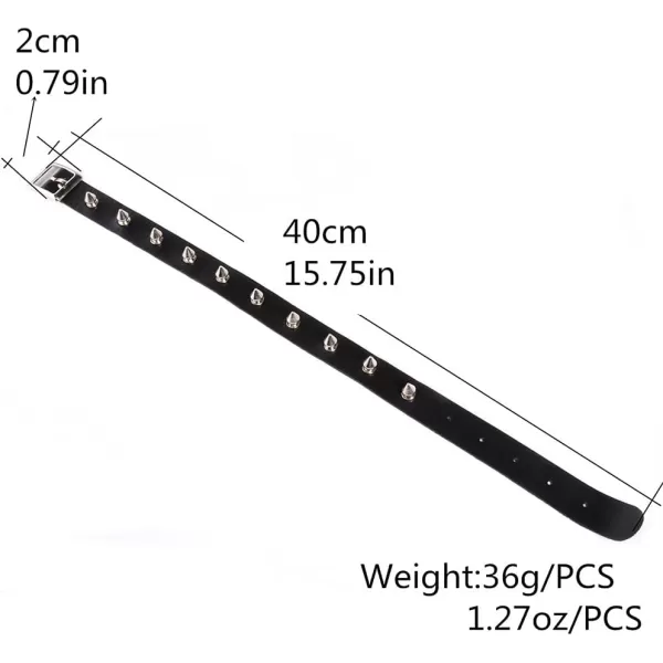 Dtja Punk PU Leather Choker Necklace for Women Girls Men Black Adjustable Spike Cone Wide Collar Retro Gothic Halloween Hip Hop Jewelry Gift for FriendDtja Punk PU Leather Choker Necklace for Women Girls Men Black Adjustable Spike Cone Wide Collar Retro Gothic Halloween Hip Hop Jewelry Gift for Friend