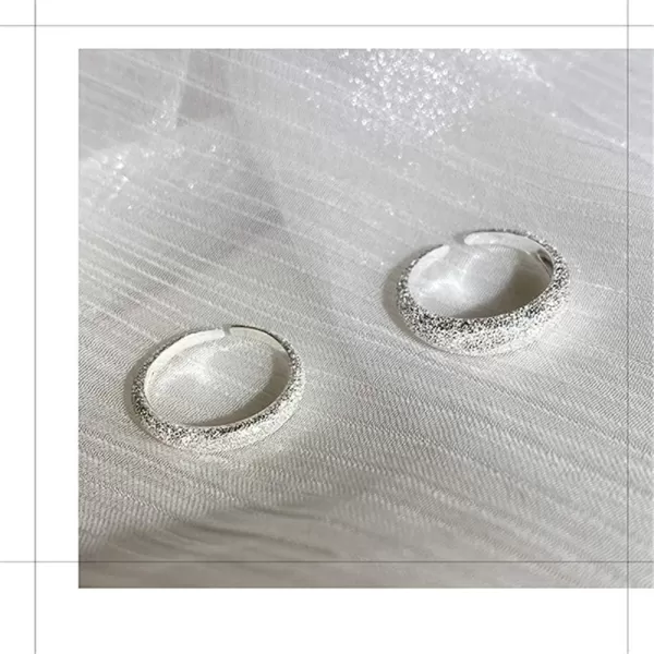 Dtja Shiny Sequins Sterling Silver Spinner Ring for Women Girls Pave Sandblast Thick Wedding Open Band Statement Expandable Promise Rings Comfort Fit Hypoallergenic Fashion Jewelry Gifts for HerDtja Shiny Sequins Sterling Silver Spinner Ring for Women Girls Pave Sandblast Thick Wedding Open Band Statement Expandable Promise Rings Comfort Fit Hypoallergenic Fashion Jewelry Gifts for Her