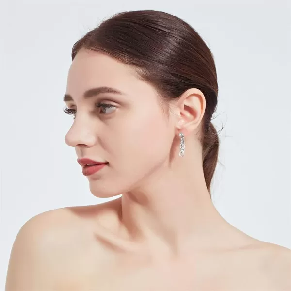 Fashion Chain Crystal Drop Dangle Earrings for Women Girls 925 Sterling Silver Stud Post Hypoallergenic Hip Hop Geometric Tassel Dangling Lightweight Punk Unique Jewelry BFF GiftsFashion Chain Crystal Drop Dangle Earrings for Women Girls 925 Sterling Silver Stud Post Hypoallergenic Hip Hop Geometric Tassel Dangling Lightweight Punk Unique Jewelry BFF Gifts