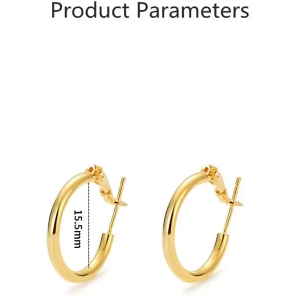 Fashion Small Hoop Earrings for Women Girls 925 Sterling Silver 2mm Tube Huggie Hoops for Hypoallergenic Sensitive Ear Minimalist Dainty Jewelry Gifts 15mm InnerFashion Small Hoop Earrings for Women Girls 925 Sterling Silver 2mm Tube Huggie Hoops for Hypoallergenic Sensitive Ear Minimalist Dainty Jewelry Gifts 15mm Inner