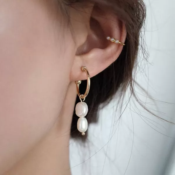 Faux Pearl Crown Cuffs Clip on Earrings for Women Teen Girls 925 Sterling Silver 14K Yellow Gold Plated Charm Hoop Cartilage Crawler Climber Cute Bead Wrap Non Piercing Ear Hypoallergenic Jewelry GiftFaux Pearl Crown Cuffs Clip on Earrings for Women Teen Girls 925 Sterling Silver 14K Yellow Gold Plated Charm Hoop Cartilage Crawler Climber Cute Bead Wrap Non Piercing Ear Hypoallergenic Jewelry Gift