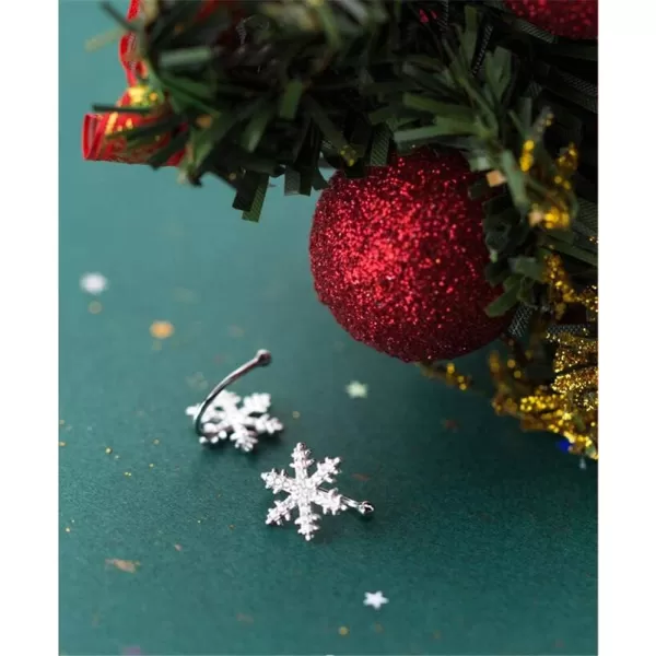 Huggie CZ Snowflake Cuff Wrap Cartilage Earrings for Women Girls S925 Sterling Silver Charm Austrian Crystal Clear Diamond Hoop Clip on Non Piercing Winter Jewelry Fashion Wedding Christmas GiftsHuggie CZ Snowflake Cuff Wrap Cartilage Earrings for Women Girls S925 Sterling Silver Charm Austrian Crystal Clear Diamond Hoop Clip on Non Piercing Winter Jewelry Fashion Wedding Christmas Gifts