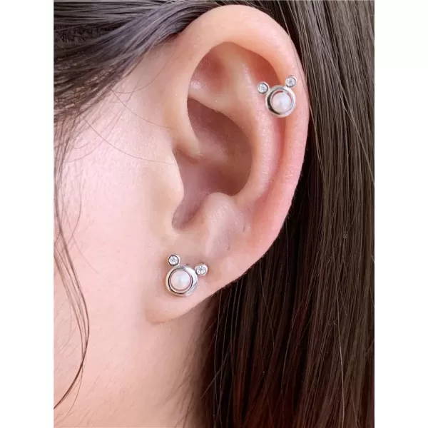 Lovely Pearl Mouse Earrings 925 Sterling Silver for Women Girls Cubic Zirconia Imitation Pearls Animal Small Studs Cartilage Tragus Cute Mice Jewelry Hypoallergenic Dainty Gifts for Daughter NieceLovely Pearl Mouse Earrings 925 Sterling Silver for Women Girls Cubic Zirconia Imitation Pearls Animal Small Studs Cartilage Tragus Cute Mice Jewelry Hypoallergenic Dainty Gifts for Daughter Niece