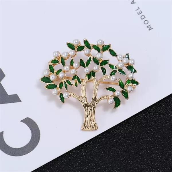 Lucky Pearl Tree Brooches for Women Men Girls Gold Tone Fashion Vintage Green Olive Leaf Brooch Pins Bow Tie Necktie Dress Accessories Jewelry Tree of Life Design Lapel Stick Pin for Hat Bag SuitLucky Pearl Tree Brooches for Women Men Girls Gold Tone Fashion Vintage Green Olive Leaf Brooch Pins Bow Tie Necktie Dress Accessories Jewelry Tree of Life Design Lapel Stick Pin for Hat Bag Suit