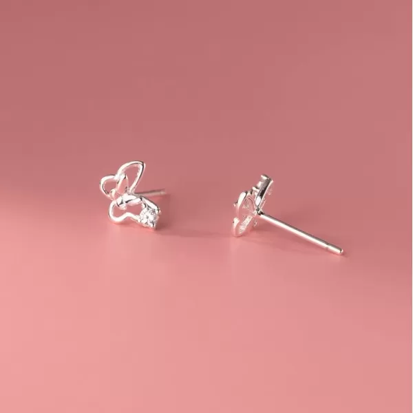Mini CZ Butterfly Earrings Sterling Silver Small Stud for Women Girls Hypoallergenic Tiny Cute Hollow Animal Studs Cartilage Tragus Post Pin Dainty Piercing Jewelry GiftsMini CZ Butterfly Earrings Sterling Silver Small Stud for Women Girls Hypoallergenic Tiny Cute Hollow Animal Studs Cartilage Tragus Post Pin Dainty Piercing Jewelry Gifts