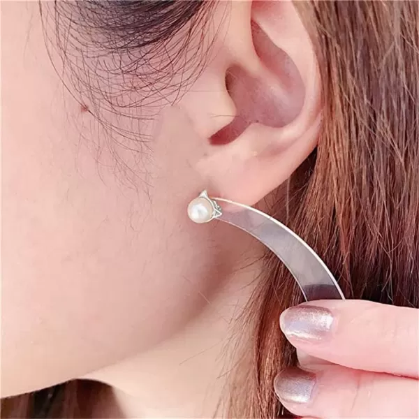 Mini Cat Pearl Sterling Silver Stud Earrings for Women Teen Girls Silver Plated Sensitive Ears Tiny Imitation Pearls Cartilage Tragus Luck Post Pin Fashion Cute Animal Jewelry Dainty Gifts WhiteMini Cat Pearl Sterling Silver Stud Earrings for Women Teen Girls Silver Plated Sensitive Ears Tiny Imitation Pearls Cartilage Tragus Luck Post Pin Fashion Cute Animal Jewelry Dainty Gifts White