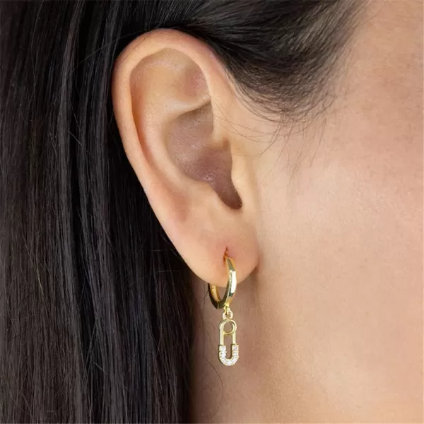 Mini Safety Pin Dangle Small Sleeper Hoop Earrings for Women Girls S925 Sterling Silver with Charms Cubic Zirconia Cute Pendant Drop Huggie Hoops Cartilage Hypoallergenic Danity Jewelry Gold PlatedMini Safety Pin Dangle Small Sleeper Hoop Earrings for Women Girls S925 Sterling Silver with Charms Cubic Zirconia Cute Pendant Drop Huggie Hoops Cartilage Hypoallergenic Danity Jewelry Gold Plated