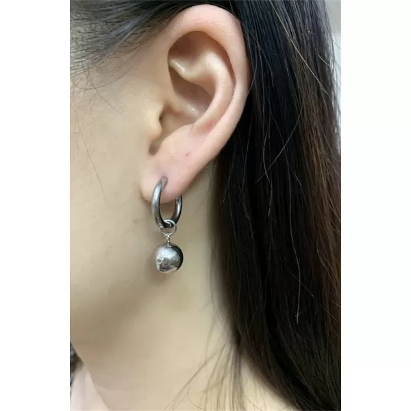 Minimalist 10mm Ball Dangle Small Hoop Earrings for Women Girls Men Stainless Steel with Charms Geometric Polished Round Circle Bead Dropping Huggie Hoops Cartilage Hypoallergenic Fashion Punk JewelryMinimalist 10mm Ball Dangle Small Hoop Earrings for Women Girls Men Stainless Steel with Charms Geometric Polished Round Circle Bead Dropping Huggie Hoops Cartilage Hypoallergenic Fashion Punk Jewelry