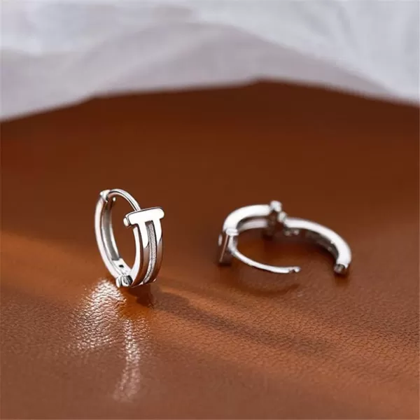 Minimalist 8mm Cartilage Small Hoop Earrings for Women Girls S925 Sterling Silver 18K White Gold Plated Smiley T Huggie Hoops Simple Fashion JewelryMinimalist 8mm Cartilage Small Hoop Earrings for Women Girls S925 Sterling Silver 18K White Gold Plated Smiley T Huggie Hoops Simple Fashion Jewelry
