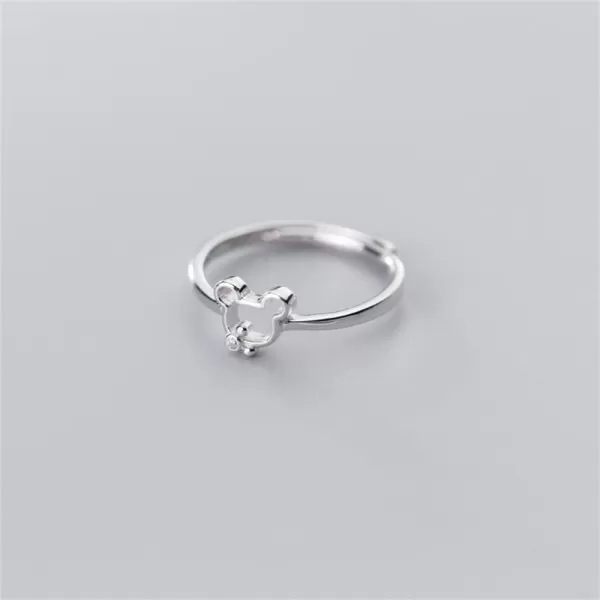 Mouse 925 Sterling Silver Ring for Women Girls Cute CZ Mice Animal Expandable Open Finger Rings Adjustable Fashion Jewelry Christmas Birthday Dainty BFF Gift for Daughter NieceMouse 925 Sterling Silver Ring for Women Girls Cute CZ Mice Animal Expandable Open Finger Rings Adjustable Fashion Jewelry Christmas Birthday Dainty BFF Gift for Daughter Niece