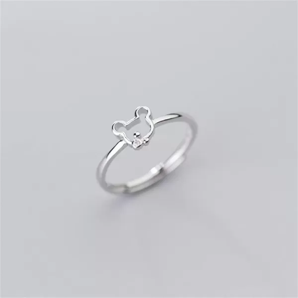 Mouse 925 Sterling Silver Ring for Women Girls Cute CZ Mice Animal Expandable Open Finger Rings Adjustable Fashion Jewelry Christmas Birthday Dainty BFF Gift for Daughter NieceMouse 925 Sterling Silver Ring for Women Girls Cute CZ Mice Animal Expandable Open Finger Rings Adjustable Fashion Jewelry Christmas Birthday Dainty BFF Gift for Daughter Niece