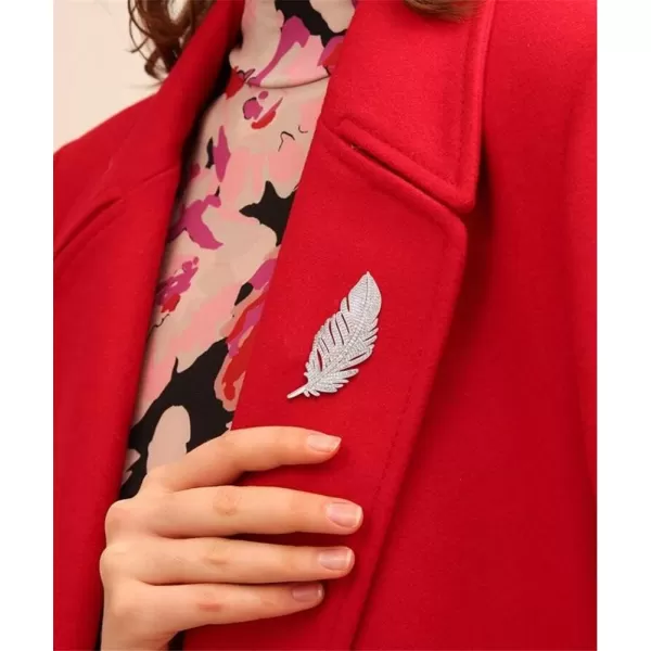 Rhinestone Feather Brooch Pin for Women Men Fashion Crystal Delicate Leaf Brooch Lapel Pins Elegant Dress Accessories Jewelry Boutonniere Corsage for Hat Bag Suit Tie Gift Fathers Day Wedding BirthdayRhinestone Feather Brooch Pin for Women Men Fashion Crystal Delicate Leaf Brooch Lapel Pins Elegant Dress Accessories Jewelry Boutonniere Corsage for Hat Bag Suit Tie Gift Fathers Day Wedding Birthday