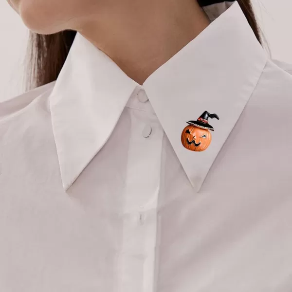 Rhinestone Pumpkin Halloween Brooch Pin for Women Girls Unisex Gold Plated Fashion Enamel Cute Crystal Ghost Brooches Lapel Pins Creative Happy Hallowmas Party Decor Jewelry Dainty GiftRhinestone Pumpkin Halloween Brooch Pin for Women Girls Unisex Gold Plated Fashion Enamel Cute Crystal Ghost Brooches Lapel Pins Creative Happy Hallowmas Party Decor Jewelry Dainty Gift