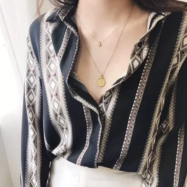 Round Gold Coin Pendant Necklace for Women Girls 925 Sterling Silver 18K Gold Plated Simple Small Full Moon Minimalist Geometric Disk Circle Chain Delicate Choker Jewelry BFF Fashion Gifts Boxgold plated