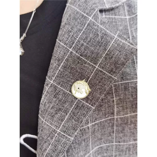 Round Unicorn Rhinestone Brooch for Women Girls Fashion Dainty Crystal CZ Gold Cute Animal Horse Lapel Pin Dress Suit Scarft Asscessories Jewelry Christmas Winter Holiday GiftsRound Unicorn Rhinestone Brooch for Women Girls Fashion Dainty Crystal CZ Gold Cute Animal Horse Lapel Pin Dress Suit Scarft Asscessories Jewelry Christmas Winter Holiday Gifts