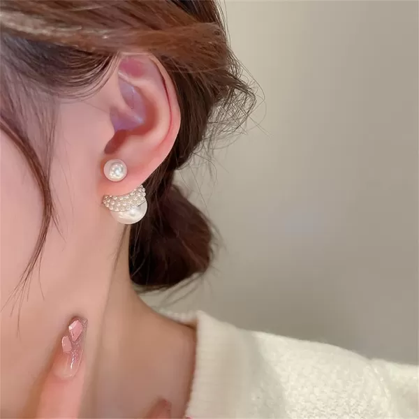 Shell Pearl Doublesided Earrings for Women Girls 925 Sterling Silver Post Gold Plated Hypoallergenic 814mm Imitation Pearls Front Back Stud Earring Dainty Wedding Birthday Bridal Jewelry GiftsShell Pearl Doublesided Earrings for Women Girls 925 Sterling Silver Post Gold Plated Hypoallergenic 814mm Imitation Pearls Front Back Stud Earring Dainty Wedding Birthday Bridal Jewelry Gifts