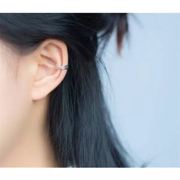 Simple Cuff Wrap Clip Earrings for Women Girls S925 Sterling Silver Double Bands layered X Criss Cross Knot Circle Open Hoop Earrings Minimalist Small Cartilage Non Piercing Fashion Unisex JewelrySimple Cuff Wrap Clip Earrings for Women Girls S925 Sterling Silver Double Bands layered X Criss Cross Knot Circle Open Hoop Earrings Minimalist Small Cartilage Non Piercing Fashion Unisex Jewelry