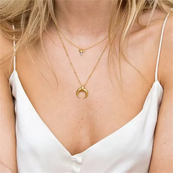 Small Moon Pendant Necklace for Women Girls 925 Sterling Silver 14K Gold Plated Boho Ball Bead Chain Dainty Birthday Anniversary Jewelry Gift BoxSmall Moon Pendant Necklace for Women Girls 925 Sterling Silver 14K Gold Plated Boho Ball Bead Chain Dainty Birthday Anniversary Jewelry Gift Box