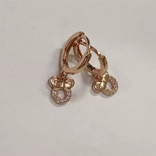 Small Mouse Dangle Hoop Earrings for Women Girls 925 Sterling Silver Pink Cubic Zirconia Charm Animal Mice Huggie Sleeper Hoops Cartilage Hypoallergenic for Sensitive Ear Jewelry Rose GoldSmall Mouse Dangle Hoop Earrings for Women Girls 925 Sterling Silver Pink Cubic Zirconia Charm Animal Mice Huggie Sleeper Hoops Cartilage Hypoallergenic for Sensitive Ear Jewelry Rose Gold