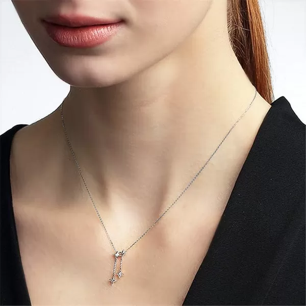 Star Tassel Crystal Pendant Necklace for Women Girls 925 Sterling Silver Lucky CZ Stars Chain Drop Pendants Choker Y Necklaces Dainty Holiday Christmas Valentine Jewelry Birthday Gift SilverStar Tassel Crystal Pendant Necklace for Women Girls 925 Sterling Silver Lucky CZ Stars Chain Drop Pendants Choker Y Necklaces Dainty Holiday Christmas Valentine Jewelry Birthday Gift Silver