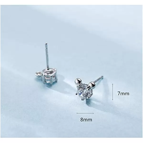 Tiny CZ Mouse Earrings for Women Girls Teens 925 Sterling Silver Lovely Mini Mice Pet Stud Post Pin Earring Hypoallergenic Sensitive Ear Cute Birthday Christmas Gifts for DaughterTiny CZ Mouse Earrings for Women Girls Teens 925 Sterling Silver Lovely Mini Mice Pet Stud Post Pin Earring Hypoallergenic Sensitive Ear Cute Birthday Christmas Gifts for Daughter