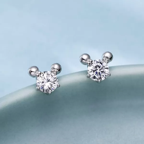 Tiny CZ Mouse Earrings for Women Girls Teens 925 Sterling Silver Lovely Mini Mice Pet Stud Post Pin Earring Hypoallergenic Sensitive Ear Cute Birthday Christmas Gifts for DaughterTiny CZ Mouse Earrings for Women Girls Teens 925 Sterling Silver Lovely Mini Mice Pet Stud Post Pin Earring Hypoallergenic Sensitive Ear Cute Birthday Christmas Gifts for Daughter