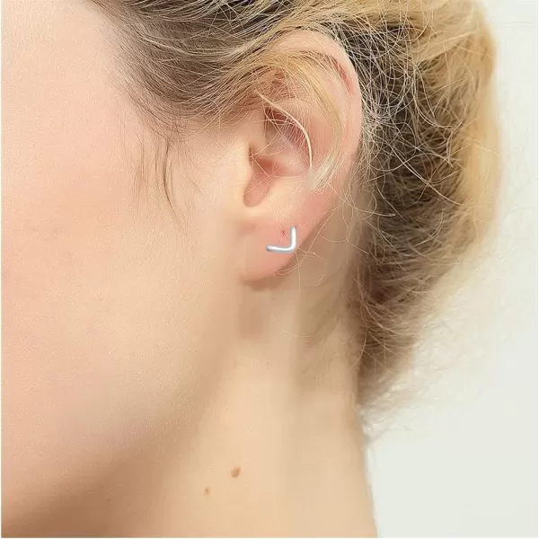 Tiny Double Piercing Earrings for Women Girls Men S925 Sterling Silver Minimalist Bar Threader Stud Safety Pin 2 Hole Earlobe Hook Fashion Hypoallergenic Geometric Lightweight JewelryTiny Double Piercing Earrings for Women Girls Men S925 Sterling Silver Minimalist Bar Threader Stud Safety Pin 2 Hole Earlobe Hook Fashion Hypoallergenic Geometric Lightweight Jewelry