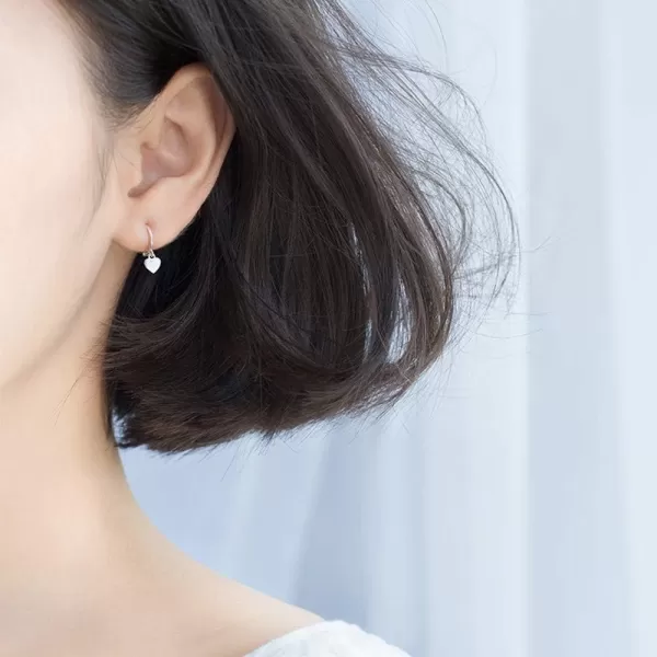 Tiny Love Heart Dangle Small Hoop Earrings for Women Teen Girls S925 Sterling Silver Cartilage Cute Sleeper Dainty Huggie Hoops Jewelry GiftsTiny Love Heart Dangle Small Hoop Earrings for Women Teen Girls S925 Sterling Silver Cartilage Cute Sleeper Dainty Huggie Hoops Jewelry Gifts