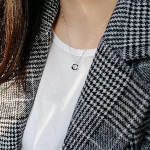 Tiny Moon Necklace for Women Teen Girls Sterling Silver Minimalist Simple Mini Full Moon Karma Open Circle Orbit Necklace Polished Cute Pendant Choker Necklace Adjustable Chain Jewelry White GoldTiny Moon Necklace for Women Teen Girls Sterling Silver Minimalist Simple Mini Full Moon Karma Open Circle Orbit Necklace Polished Cute Pendant Choker Necklace Adjustable Chain Jewelry White Gold