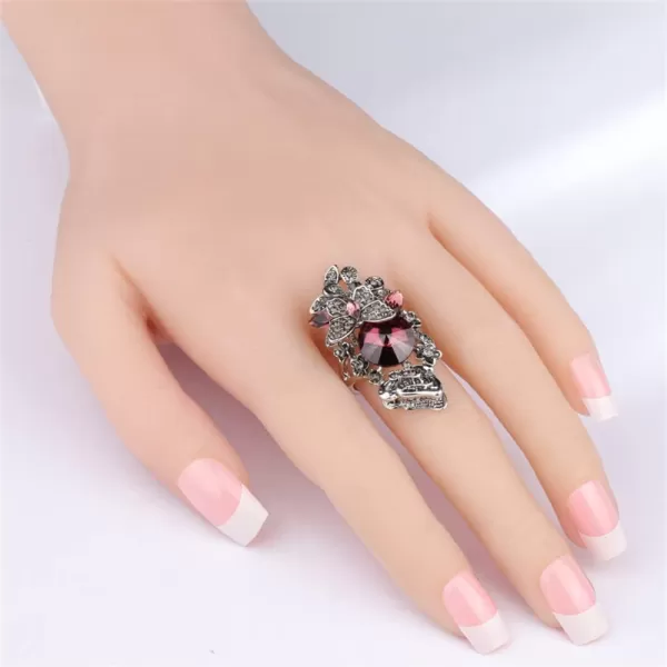 Vintage CZ Butterfly Flower Wedding Ring for Women Girls Silvery Statement Engagement Rhinestone Daisy Leaf Big Wrap Rings Comfort Fit Cocktail Party Christmas Valentine Boho Art Deco Jewelry Size 8Vintage CZ Butterfly Flower Wedding Ring for Women Girls Silvery Statement Engagement Rhinestone Daisy Leaf Big Wrap Rings Comfort Fit Cocktail Party Christmas Valentine Boho Art Deco Jewelry Size 8