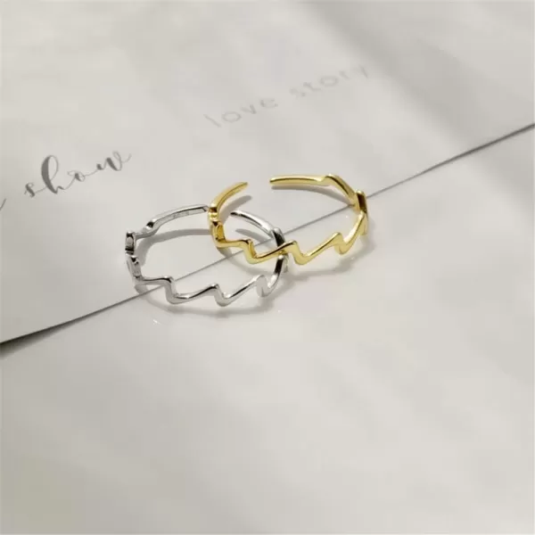 Wave Ring 925 Sterling Silver for Women Girls Minimalist Statement Expandable Open Band Finger Knuckle Rings Adjustable Unique Design Hypoallergenic Personalized Jewelry SilverWave Ring 925 Sterling Silver for Women Girls Minimalist Statement Expandable Open Band Finger Knuckle Rings Adjustable Unique Design Hypoallergenic Personalized Jewelry Silver
