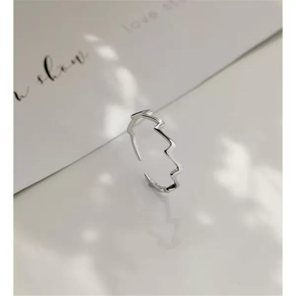 Wave Ring 925 Sterling Silver for Women Girls Minimalist Statement Expandable Open Band Finger Knuckle Rings Adjustable Unique Design Hypoallergenic Personalized Jewelry SilverWave Ring 925 Sterling Silver for Women Girls Minimalist Statement Expandable Open Band Finger Knuckle Rings Adjustable Unique Design Hypoallergenic Personalized Jewelry Silver
