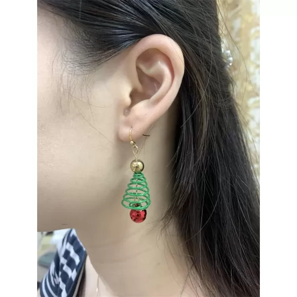 Xmas Tree Jingle Bell Dangle Earrings for Women Girls Cute Charms Red Ball Tinkel Bell Green Wreath Drop Hook Dangling Hypoallergenic Christmas Festival Party Decor Jewelry Gifts for Friend FamilyXmas Tree Jingle Bell Dangle Earrings for Women Girls Cute Charms Red Ball Tinkel Bell Green Wreath Drop Hook Dangling Hypoallergenic Christmas Festival Party Decor Jewelry Gifts for Friend Family