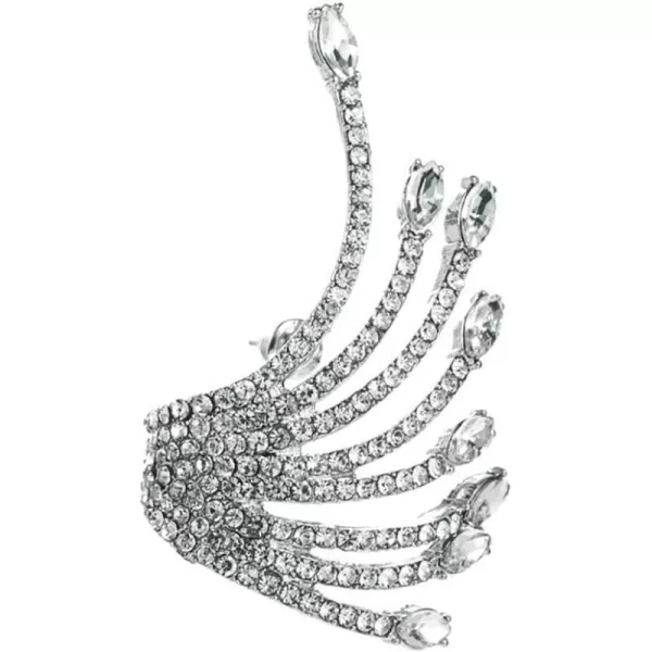 1 PC CZ Angel Wing Cuff Stud Climber Crawler Earring for Women Girls 2nd 3rd Piercing Hole Ear Silver Post Pin Exaggerated Cystal Statement Jewelry Birthday Christmas Party1 PC CZ Angel Wing Cuff Stud Climber Crawler Earring for Women Girls 2nd 3rd Piercing Hole Ear Silver Post Pin Exaggerated Cystal Statement Jewelry Birthday Christmas Party