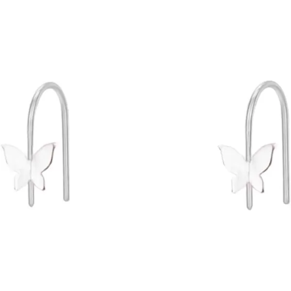 20G Minimalist Upside Down Dangle Stud Earrings for Women Girls 925 Sterling Silver Hypoallergenic Cute Small Threader Drop Cartilage Sleeper Ear Piercing Fashion Jewelry Dainty Gifts Butterfly20G Minimalist Upside Down Dangle Stud Earrings for Women Girls 925 Sterling Silver Hypoallergenic Cute Small Threader Drop Cartilage Sleeper Ear Piercing Fashion Jewelry Dainty Gifts Butterfly