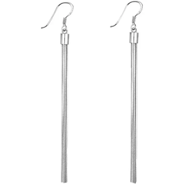 Boho Tassel Chain Dangle Earrings for Women Girls Hypoallergenic Silver Snake Chains Drop Dangling Hook Stud Fashion Birthday Wedding Party JewelryBoho Tassel Chain Dangle Earrings for Women Girls Hypoallergenic Silver Snake Chains Drop Dangling Hook Stud Fashion Birthday Wedding Party Jewelry