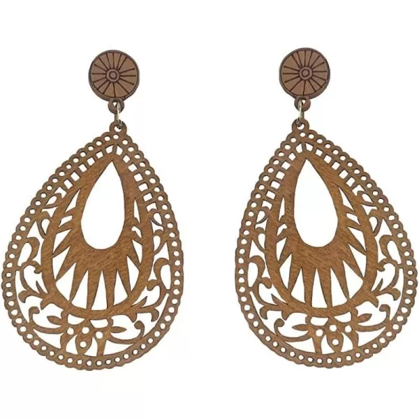 Boho Wooden Drop Dangle Earrings for Women Girls Large Big African Ethnic Wood Statement Dangling Hook Earring Lightweight Engraving Handmade Vintage Jewelry TeardropBoho Wooden Drop Dangle Earrings for Women Girls Large Big African Ethnic Wood Statement Dangling Hook Earring Lightweight Engraving Handmade Vintage Jewelry Teardrop