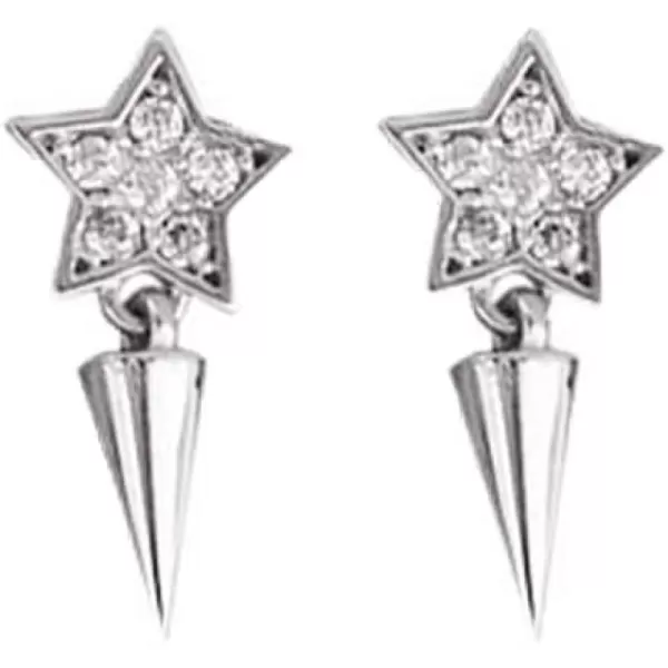 Cute Star Spike Earrings 925 Sterling Silver Tiny Small Crystal Stud Cartilage Earring Mini Charms Drop Dangle Hypoallergenic Piercing Jewelry Dainty Christmas Birthday Jewelry GiftsCute Star Spike Earrings 925 Sterling Silver Tiny Small Crystal Stud Cartilage Earring Mini Charms Drop Dangle Hypoallergenic Piercing Jewelry Dainty Christmas Birthday Jewelry Gifts