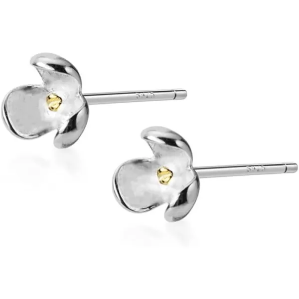 Dainty Clover Flower Stud Earrings for Women Girls 925 Sterling Silver Hypoallergenic Cute Small Floral Leaf Statement Cartilage Tragus Post Pin Fashion Minimalist Birthday Wedding Jewelry GiftsDainty Clover Flower Stud Earrings for Women Girls 925 Sterling Silver Hypoallergenic Cute Small Floral Leaf Statement Cartilage Tragus Post Pin Fashion Minimalist Birthday Wedding Jewelry Gifts