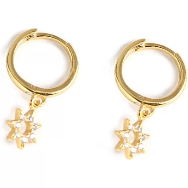 Dainty Star Dangle Hoop Earrings for Women Girls Sterling Silver with Charms Cubic Zirconia Hollow Stars Cute Huggie Sleep Hoops Cartilage Cuff Stud Nickel Free Jewelry BFF Gifts Gold PlatedDainty Star Dangle Hoop Earrings for Women Girls Sterling Silver with Charms Cubic Zirconia Hollow Stars Cute Huggie Sleep Hoops Cartilage Cuff Stud Nickel Free Jewelry BFF Gifts Gold Plated