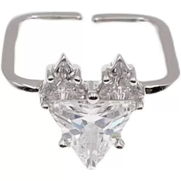 Geometric CZ Love Heart 925 Sterling Silver Wedding Engagement Ring for Women Girls Statement Expandable Square Retangle Open Wrap Finger Rings Comfort Fit Cute Promise Anniversary Birthday Jewelry for HerGeometric CZ Love Heart 925 Sterling Silver Wedding Engagement Ring for Women Girls Statement Expandable Square Retangle Open Wrap Finger Rings Comfort Fit Cute Promise Anniversary Birthday Jewelry for Her