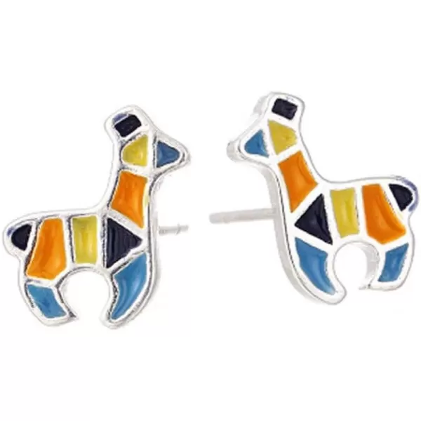 Mini Cute Animal Earrings 925 Sterling Silver Tiny Stud Earring for Teen Girls Hypoallergenic Bee Elephant Dragonfly Giraffe Ladybird Post Jewelry Dainty Gift for Daughter Colored GiraffeMini Cute Animal Earrings 925 Sterling Silver Tiny Stud Earring for Teen Girls Hypoallergenic Bee Elephant Dragonfly Giraffe Ladybird Post Jewelry Dainty Gift for Daughter Colored Giraffe