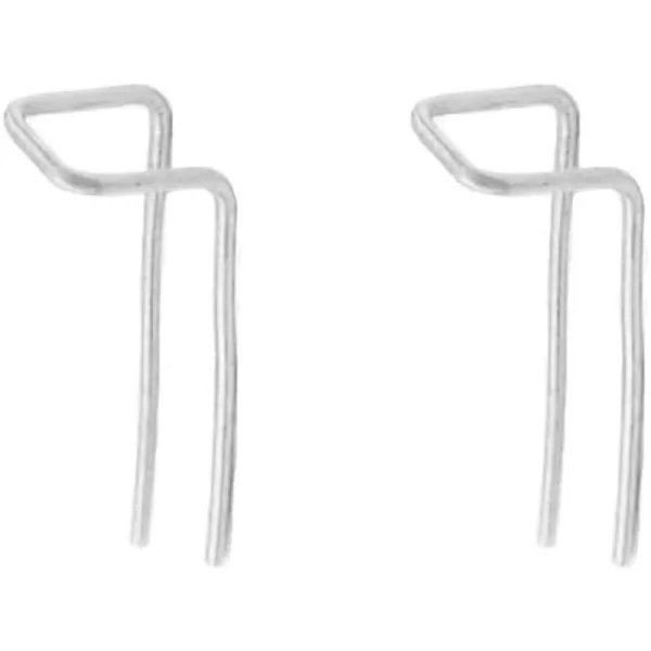 Minimalist Double Piercing Earrings for Women Girls Men S925 Sterling Silver Bar Threader Dangle Drop Stud Safety Pin 2 Hole Lobe Bended Hook Fashion Personalized Hypoallergenic Lightweight JewelryMinimalist Double Piercing Earrings for Women Girls Men S925 Sterling Silver Bar Threader Dangle Drop Stud Safety Pin 2 Hole Lobe Bended Hook Fashion Personalized Hypoallergenic Lightweight Jewelry
