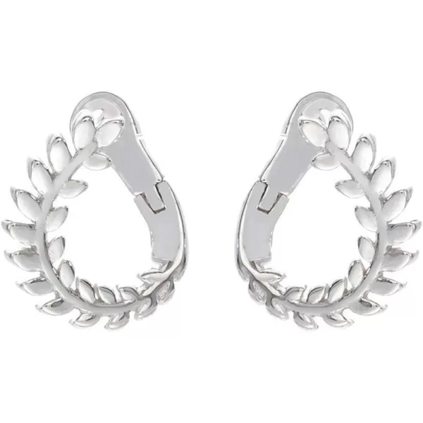 Minimalist Olive Leaf Sterling Silver Small Hoop Earrings for Women Girls Unique Hypoallergenic Cartilage Cuff Clip on Huggie Hoops Fashion Dainty Nickel Free JewelryMinimalist Olive Leaf Sterling Silver Small Hoop Earrings for Women Girls Unique Hypoallergenic Cartilage Cuff Clip on Huggie Hoops Fashion Dainty Nickel Free Jewelry