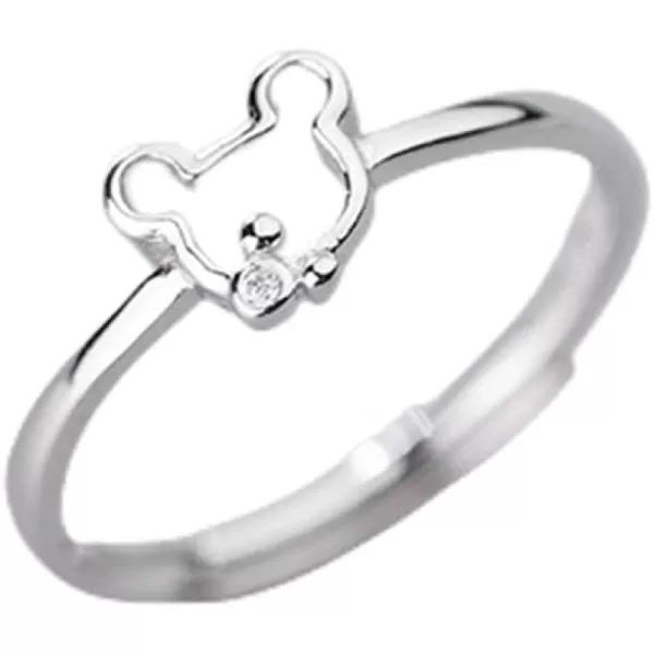 Mouse 925 Sterling Silver Ring for Women Girls Cute CZ Mice Animal Expandable Open Finger Rings Adjustable Fashion Jewelry Christmas Birthday Dainty BFF Gift for Daughter NieceMouse 925 Sterling Silver Ring for Women Girls Cute CZ Mice Animal Expandable Open Finger Rings Adjustable Fashion Jewelry Christmas Birthday Dainty BFF Gift for Daughter Niece