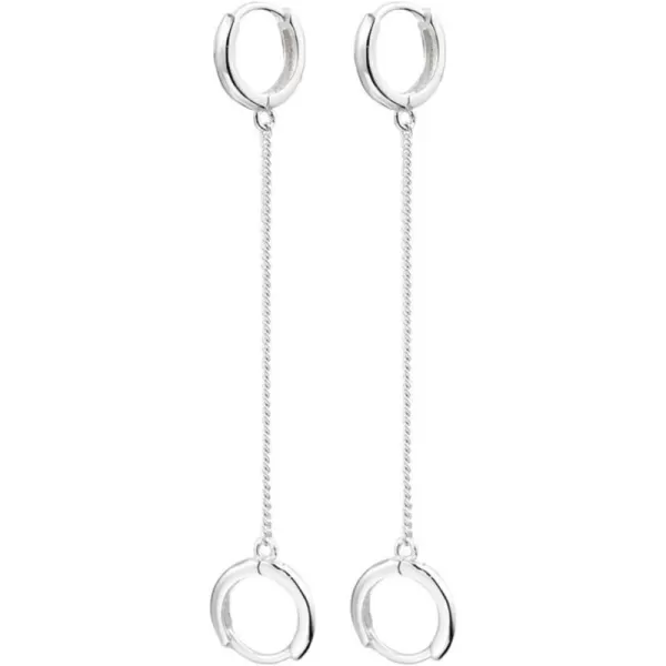 Pair Double Hoop Earrings for Women Girls 925 Sterling Silver Small Huggie Dangle Slave Chain Drop Second Hole Helix Post Multiple Studs Lobe Piercing Cuff Cartilage Men Personalized Jewelry Goth PunkPair Double Hoop Earrings for Women Girls 925 Sterling Silver Small Huggie Dangle Slave Chain Drop Second Hole Helix Post Multiple Studs Lobe Piercing Cuff Cartilage Men Personalized Jewelry Goth Punk